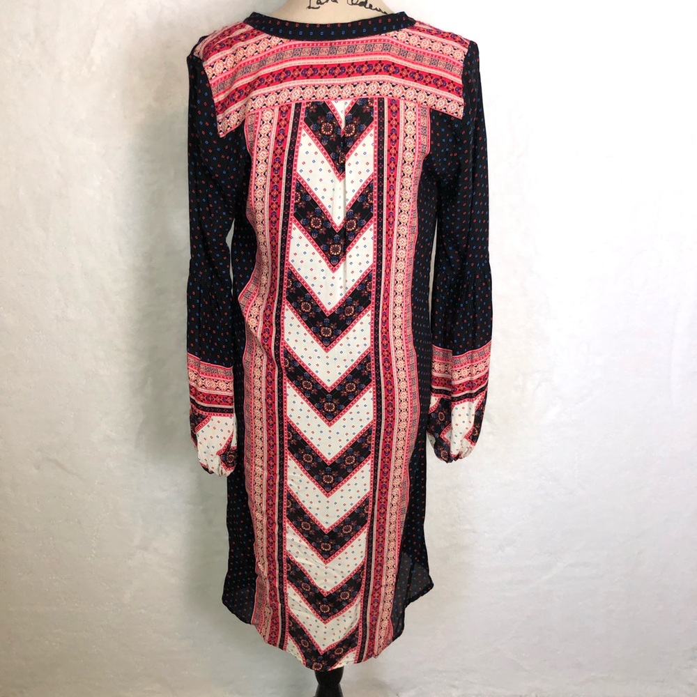 Free People Peace Maker Black Combo Dress Fishtail - Picture 6 of 8